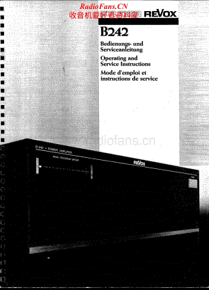 Revox-B-242-Service-Manual电路原理图.pdf
