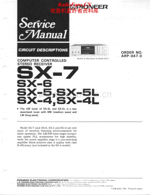 Pioneer-SX-7-Service-Manual电路原理图.pdf
