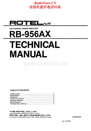 Rotel-RB-956AX-Service-Manual电路原理图.pdf