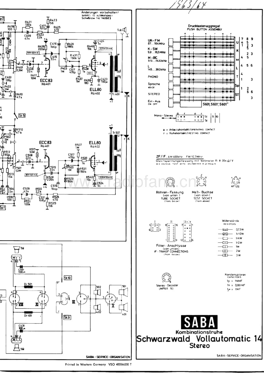 Saba-Schwarzwald-Automatic-14-V-Schematic电路原理图.pdf_第3页