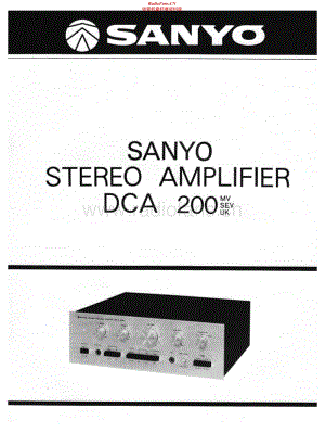 Sanyo-DCA-200-Schematic电路原理图.pdf