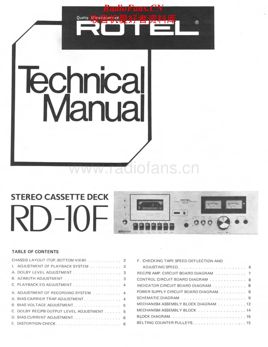 Rotel-RD-10F-Service-Manual电路原理图.pdf_第1页