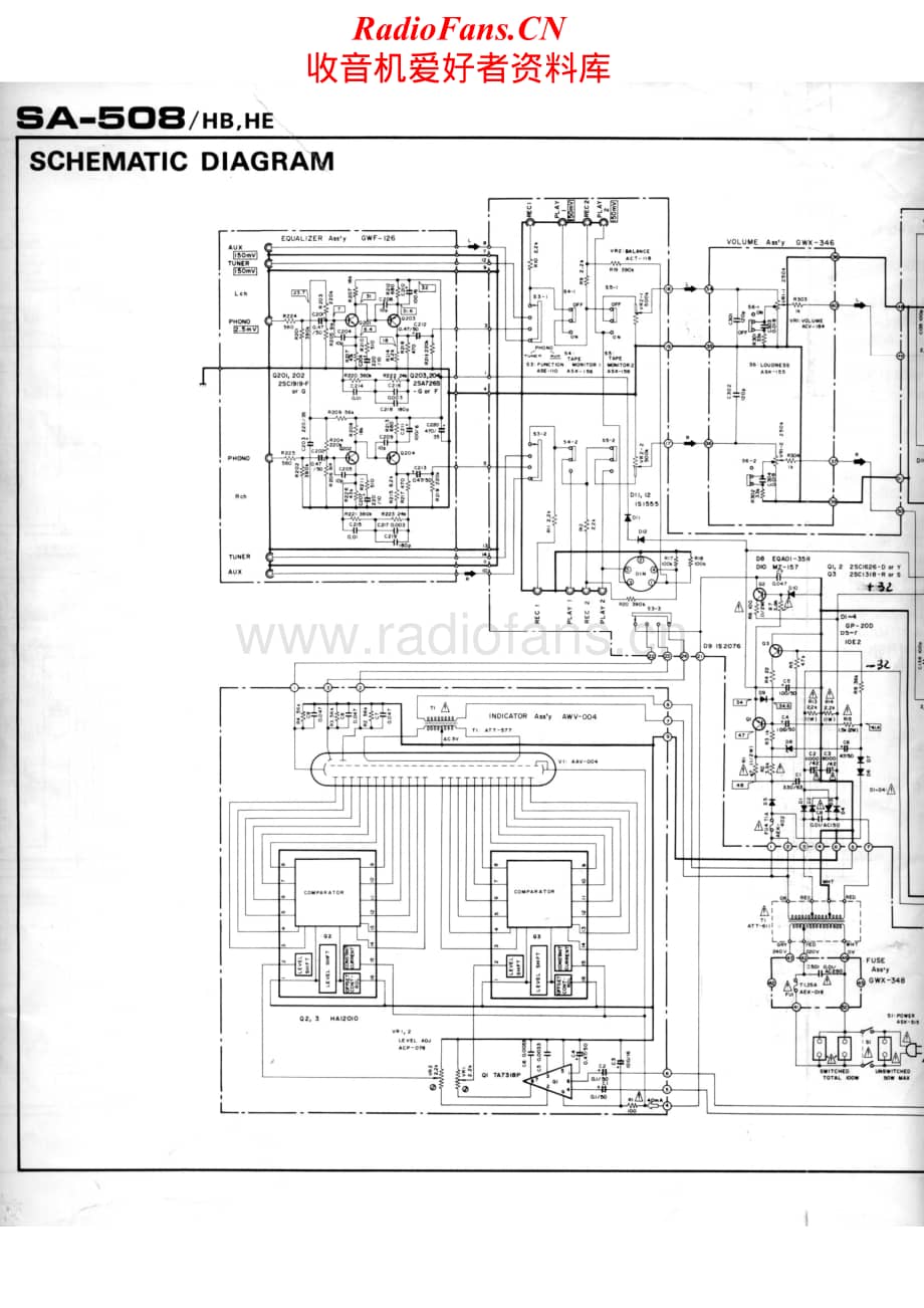Pioneer-SA-508-Schematic电路原理图.pdf_第1页