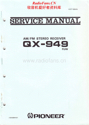 Pioneer-QX-949-Service-Manual电路原理图.pdf