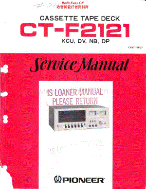 Pioneer-CTF-2121-Service-Manual电路原理图.pdf