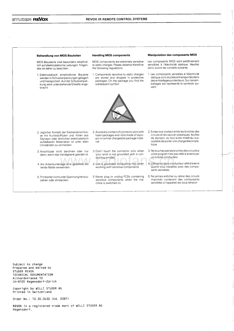 Revox-Remote-System-Service-Manual电路原理图.pdf_第3页