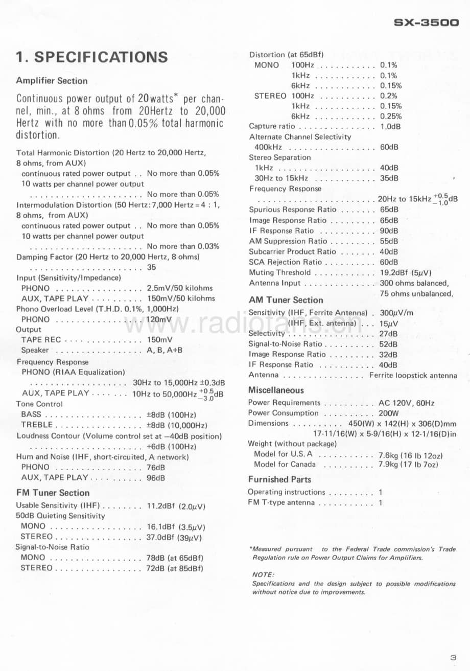 Pioneer-SX-3500-SX-620-Service-Manual电路原理图.pdf_第3页