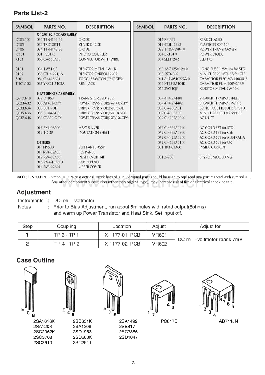 Rotel-RB-1080-Service-Manual电路原理图.pdf_第3页