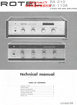 Rotel-RA-110A-Service-Manual电路原理图.pdf