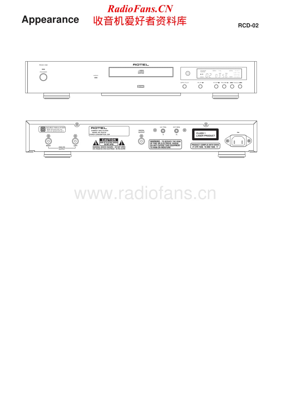 Rotel-RCD-02-Service-Manual电路原理图.pdf_第2页