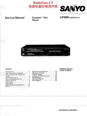 Sanyo-CP-888-Service-Manual电路原理图.pdf
