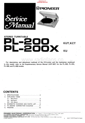 Pioneer-PL-200-Service-Manual电路原理图.pdf