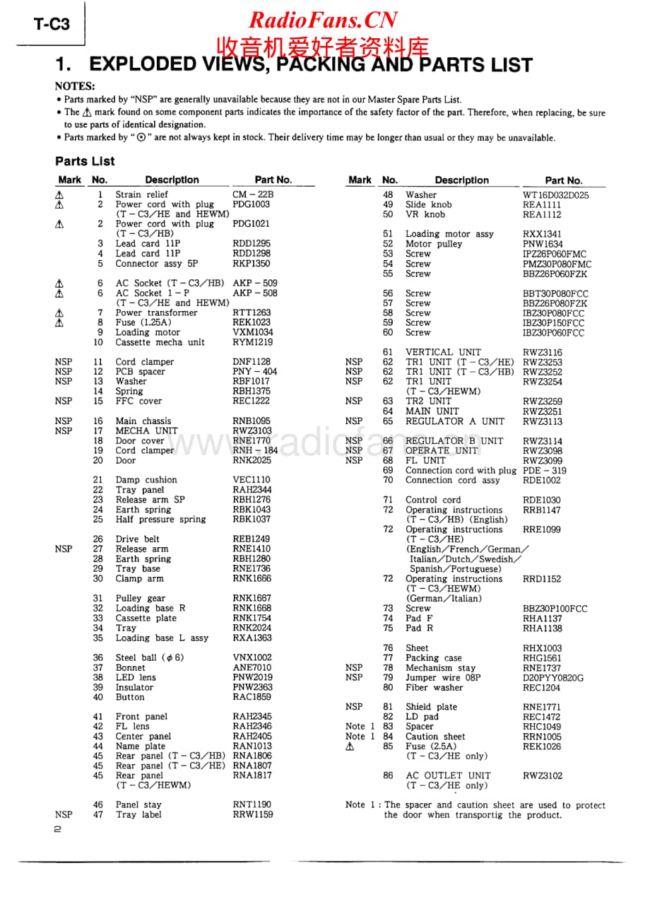 Pioneer-T-C3-Service-Manual电路原理图.pdf_第2页