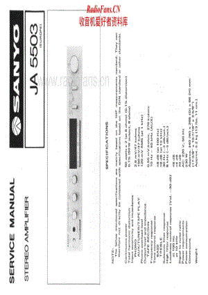 Sanyo-JA-5503-Service-Manual电路原理图.pdf