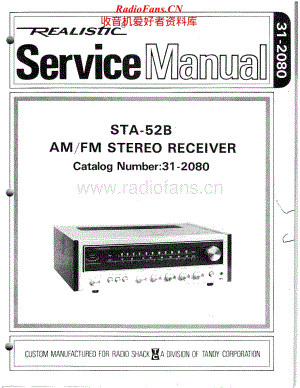 Realistic-STA-52B-Service-Manual电路原理图.pdf