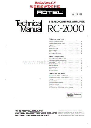 Rotel-RC-2000-Service-Manual电路原理图.pdf