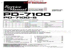 Pioneer-PD-7100S-Service-Manual电路原理图.pdf