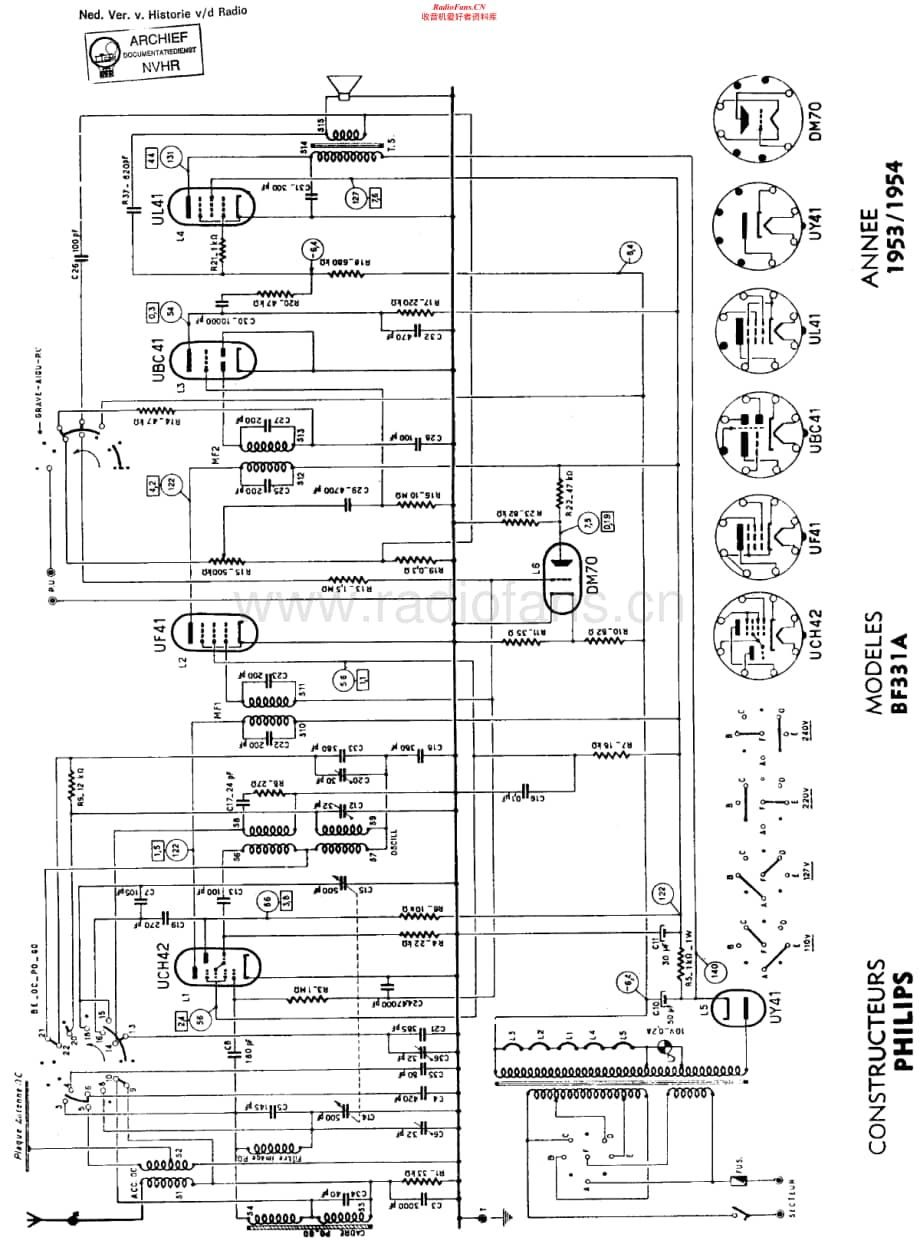 Radiola-RA-353A-Service-Manual电路原理图.pdf_第1页