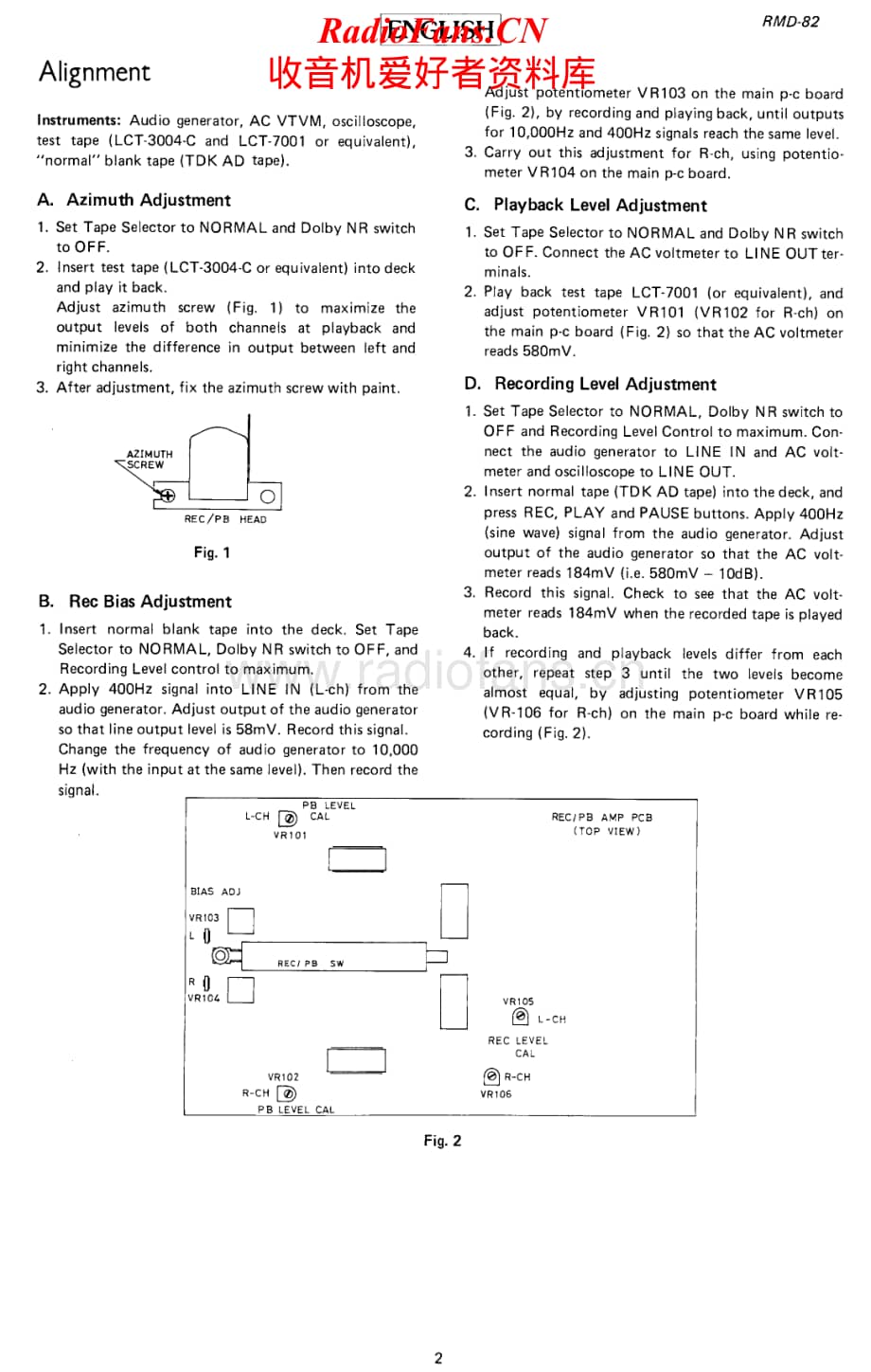 Rotel-RMX-82-Service-Manual电路原理图.pdf_第2页