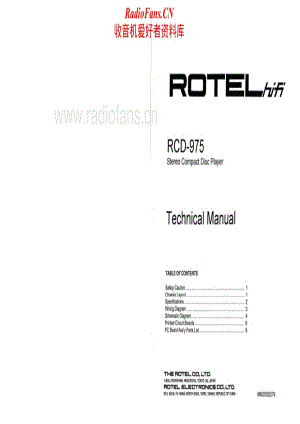 Rotel-RCD-975-Service-Manual电路原理图.pdf