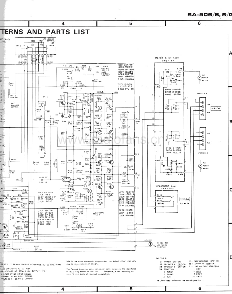 Pioneer-SA-506-Service-Manual电路原理图.pdf_第3页