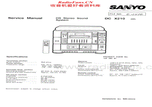 Sanyo-DCX-210-Service-Manual电路原理图.pdf