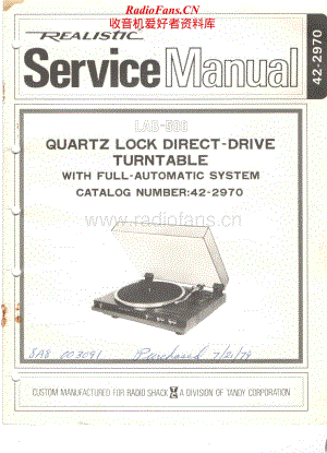 Realistic-LAB-500-Service-Manual电路原理图.pdf