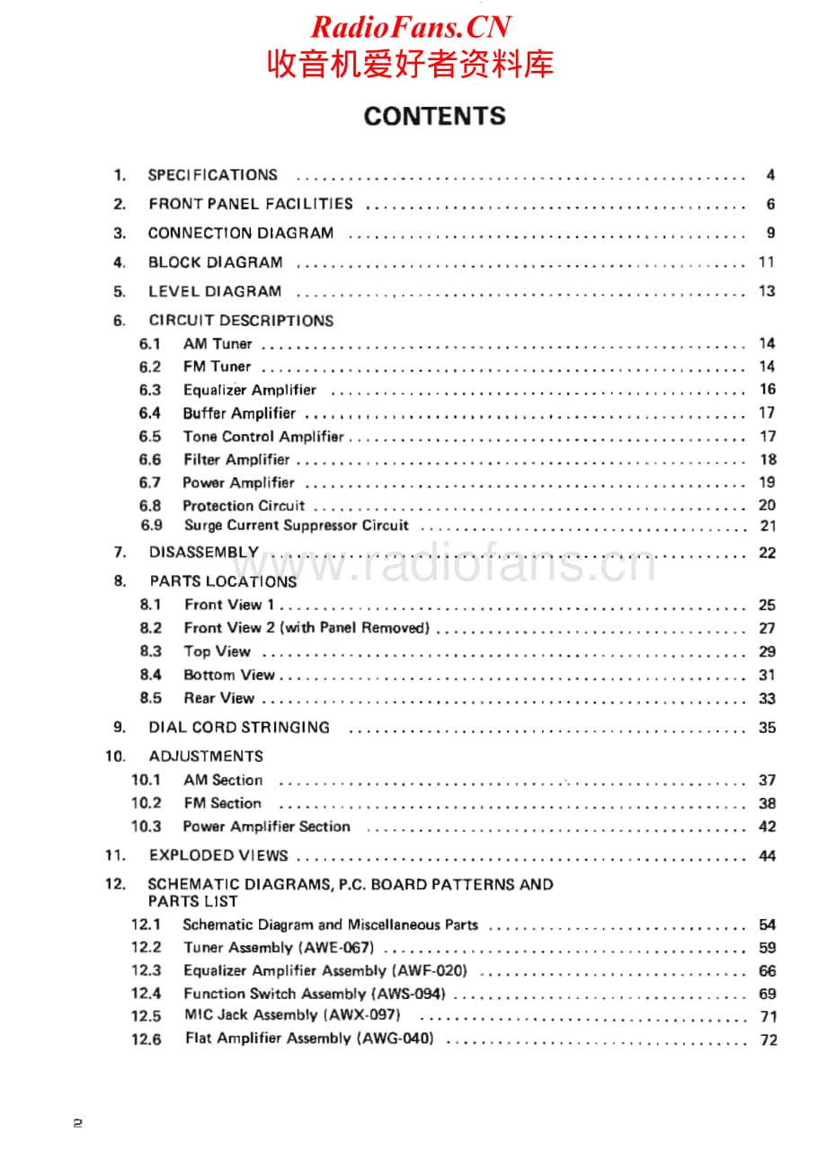 Pioneer-SX-1050-Service Manual (1)电路原理图.pdf_第2页