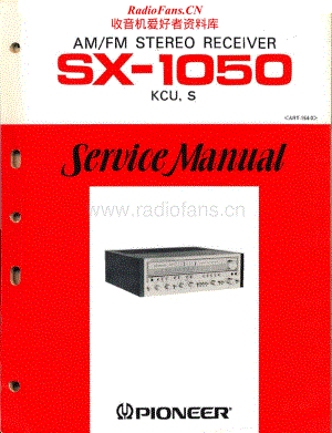 Pioneer-SX-1050-Service Manual (1)电路原理图.pdf