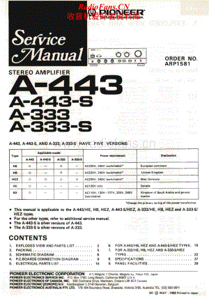 Pioneer-A-443-Service-Manual电路原理图.pdf