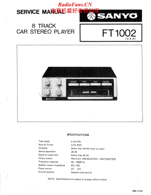 Sanyo-FT-1002-Service-Manual电路原理图.pdf