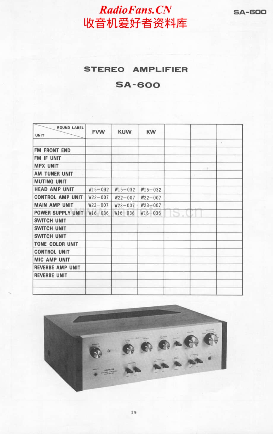 Pioneer-SA-600-Schematic电路原理图.pdf_第1页