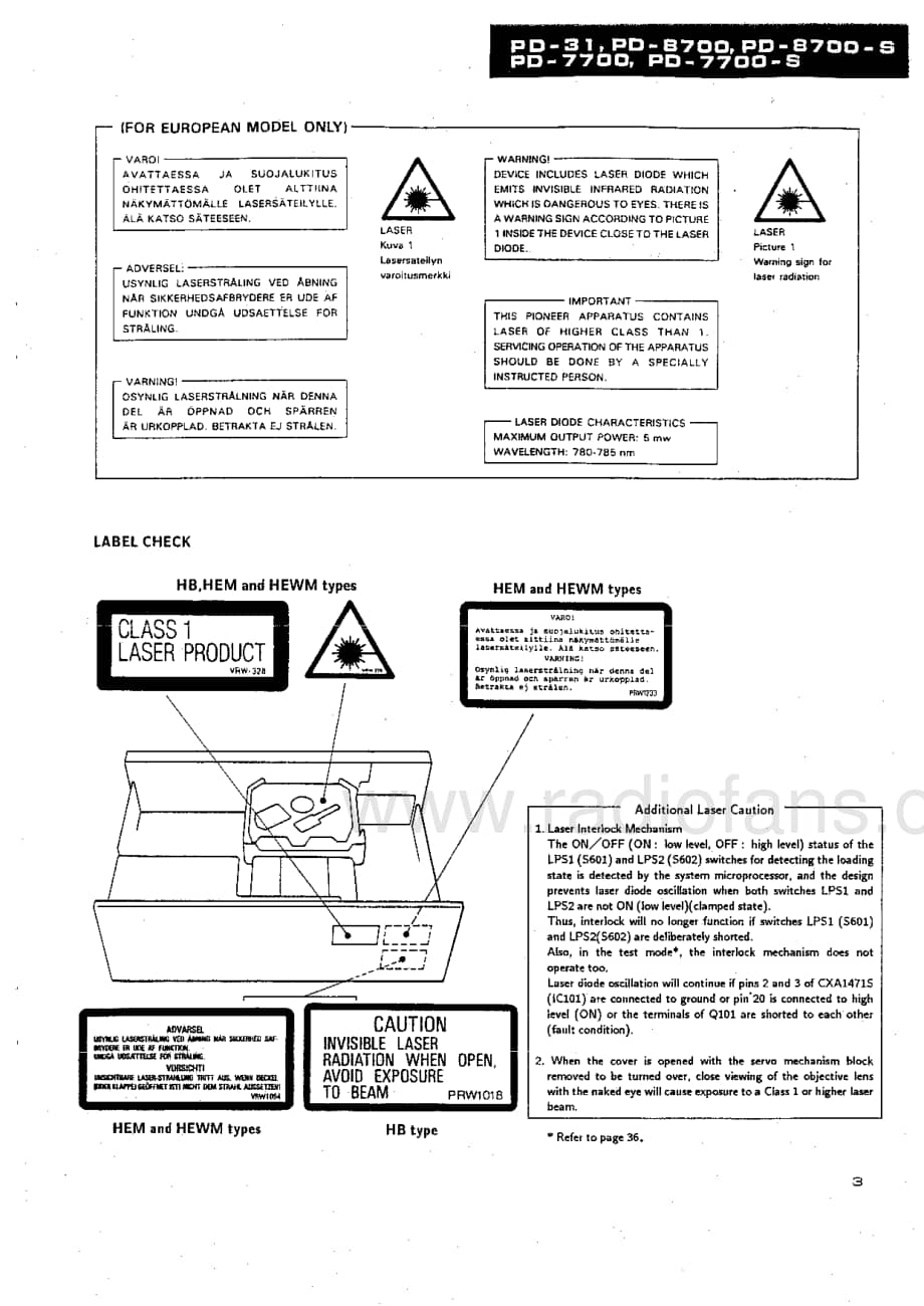 Pioneer-PD-7700-Service-Manual电路原理图.pdf_第3页