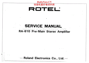Rotel-RA-610-Service-Manual电路原理图.pdf