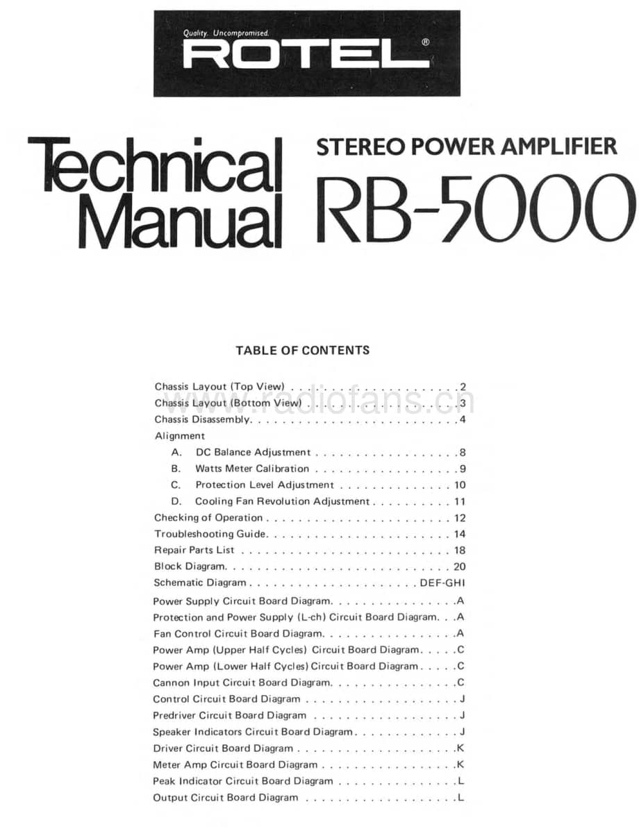 Rotel-RB-5000-Service-Manual电路原理图.pdf_第1页