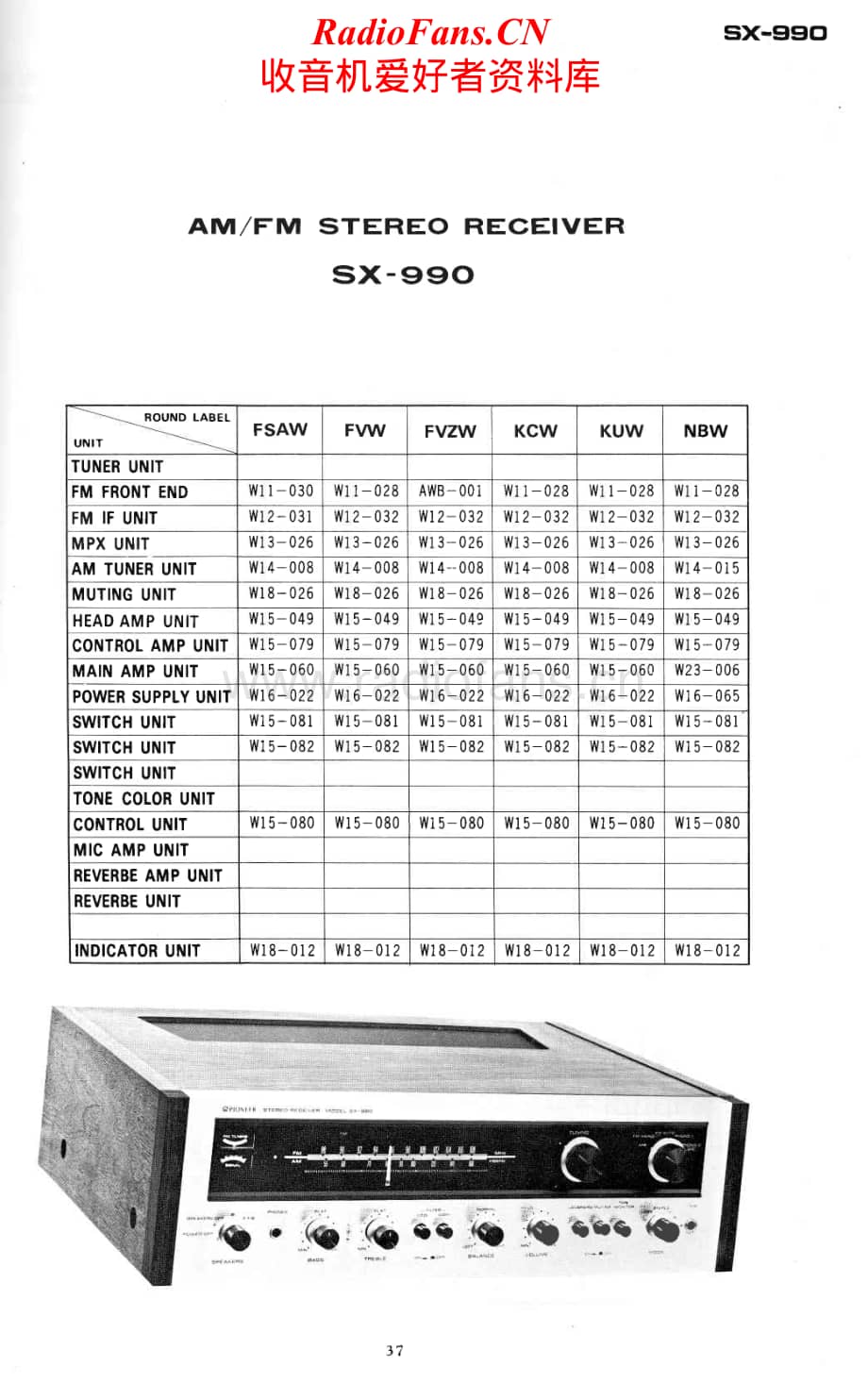 Pioneer-SX-990-Schematic电路原理图.pdf_第1页