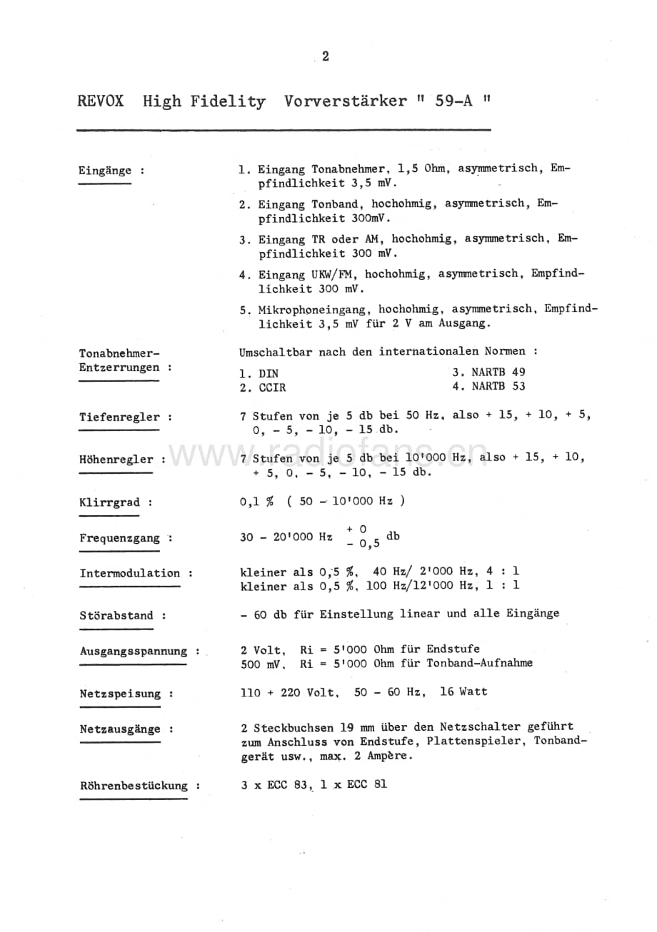 Revox-Model-59-Owners-Manual电路原理图.pdf_第3页
