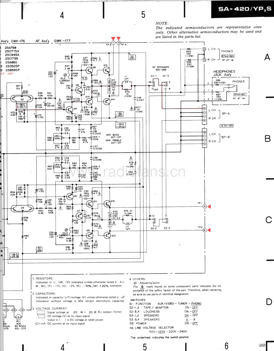 Pioneer-SA-420-Service-Manual电路原理图.pdf_第3页