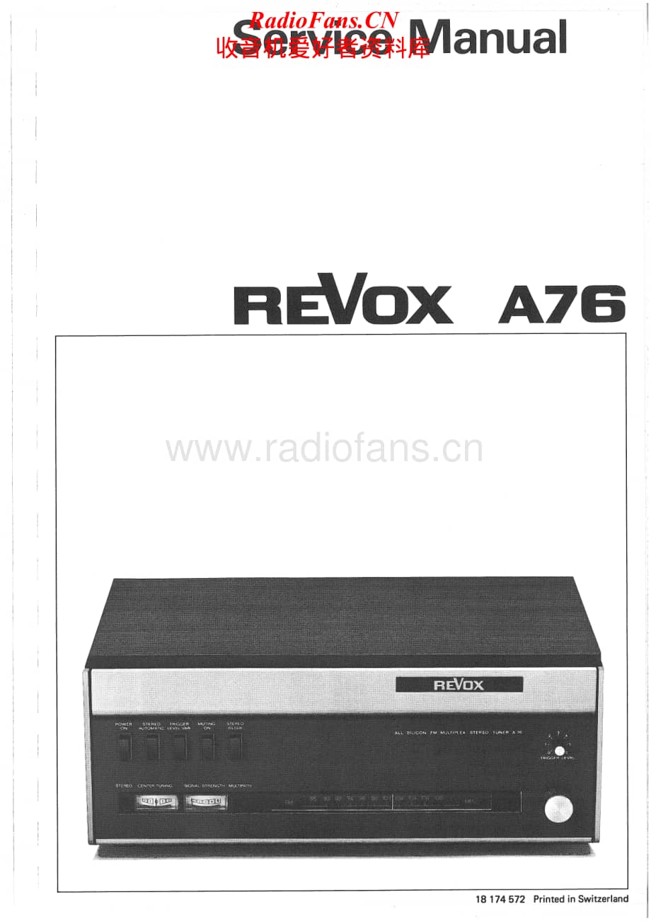 Revox-A-76-Service-Manual电路原理图.pdf_第2页
