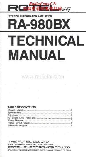 Rotel-RA-980BX-Service-Manual电路原理图.pdf