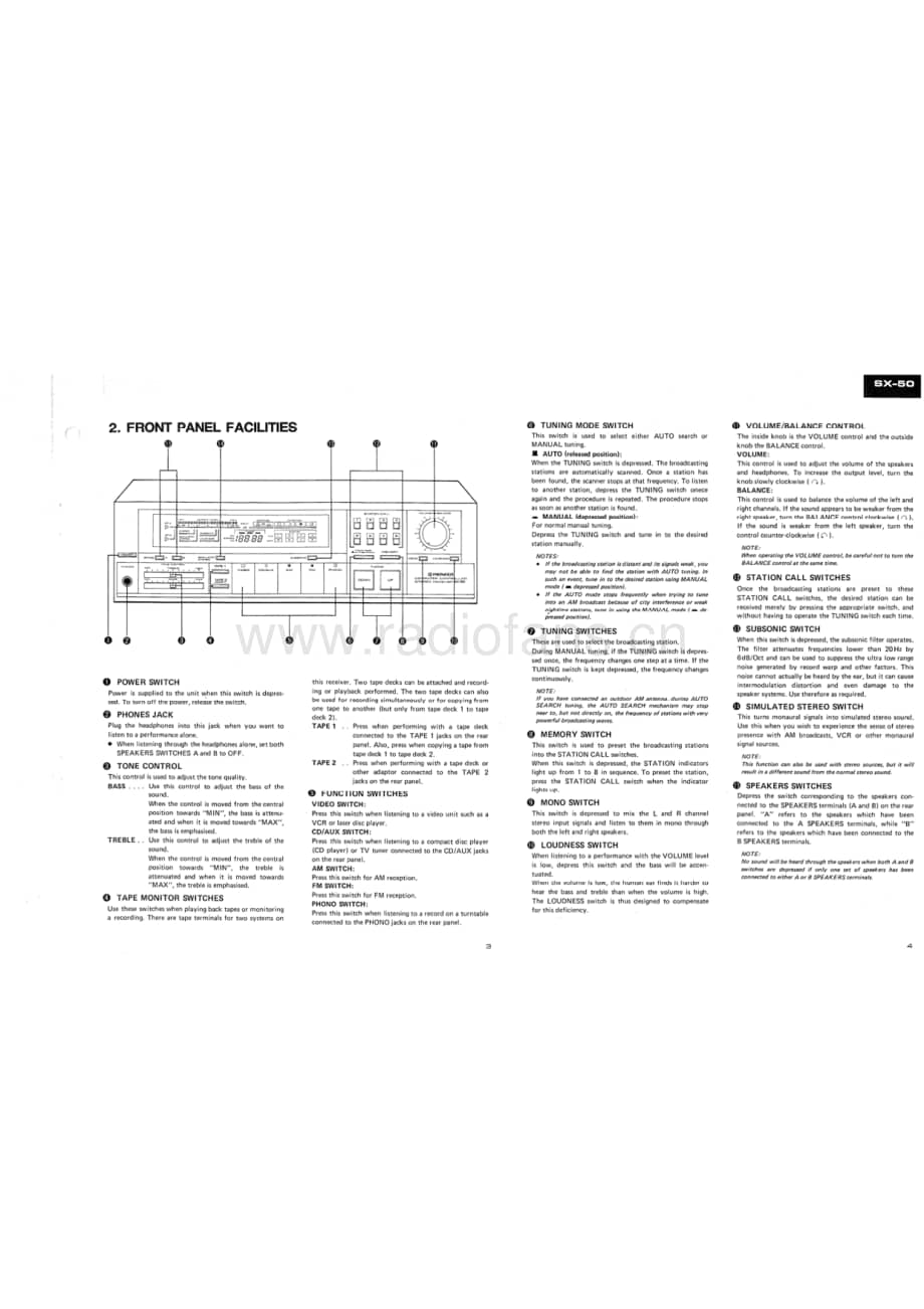 Pioneer-SX-50-Service-Manual电路原理图.pdf_第3页