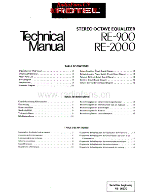 Rotel-RE-900-Service-Manual电路原理图.pdf