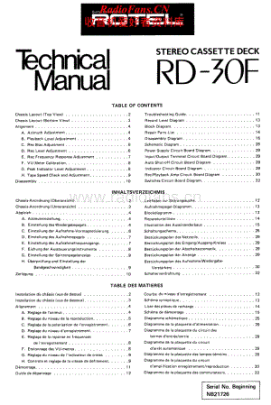 Rotel-RD-30F-Service-Manual电路原理图.pdf