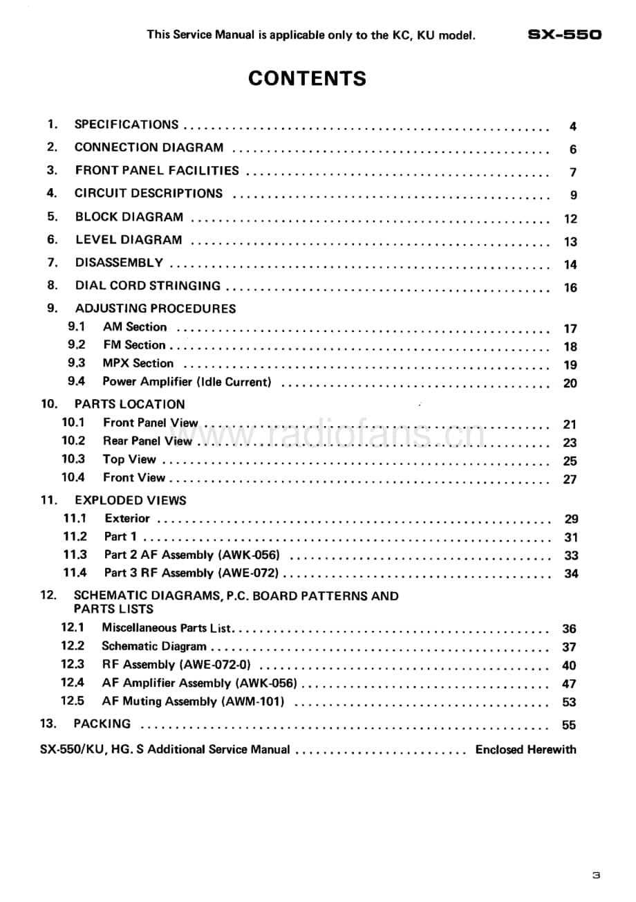 Pioneer-SX-550-Service-Manual电路原理图.pdf_第3页