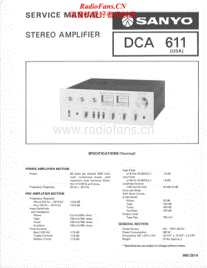 Sanyo-DCA-611-Service-Manual电路原理图.pdf