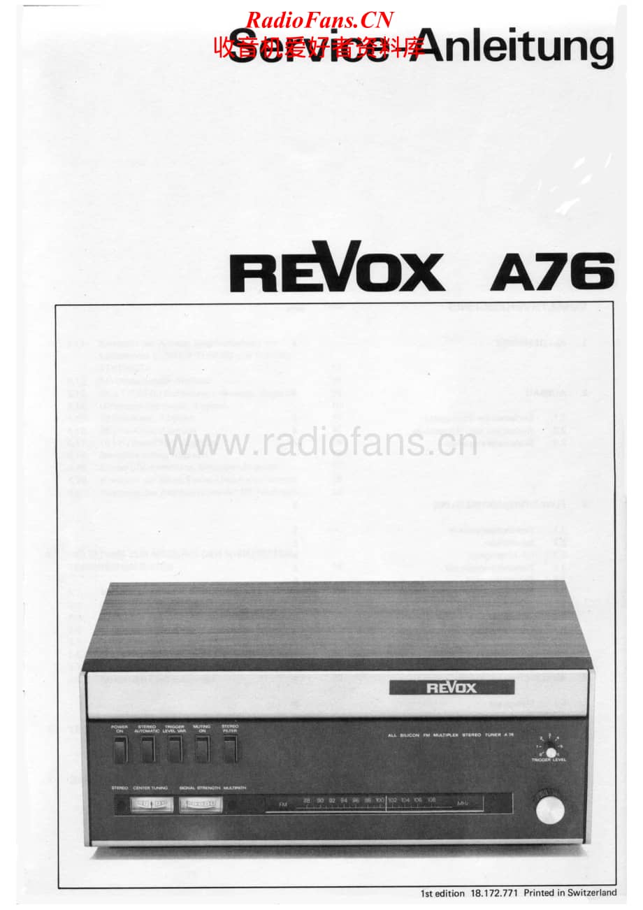 Revox-A-76-Service-Manual-2电路原理图.pdf_第1页