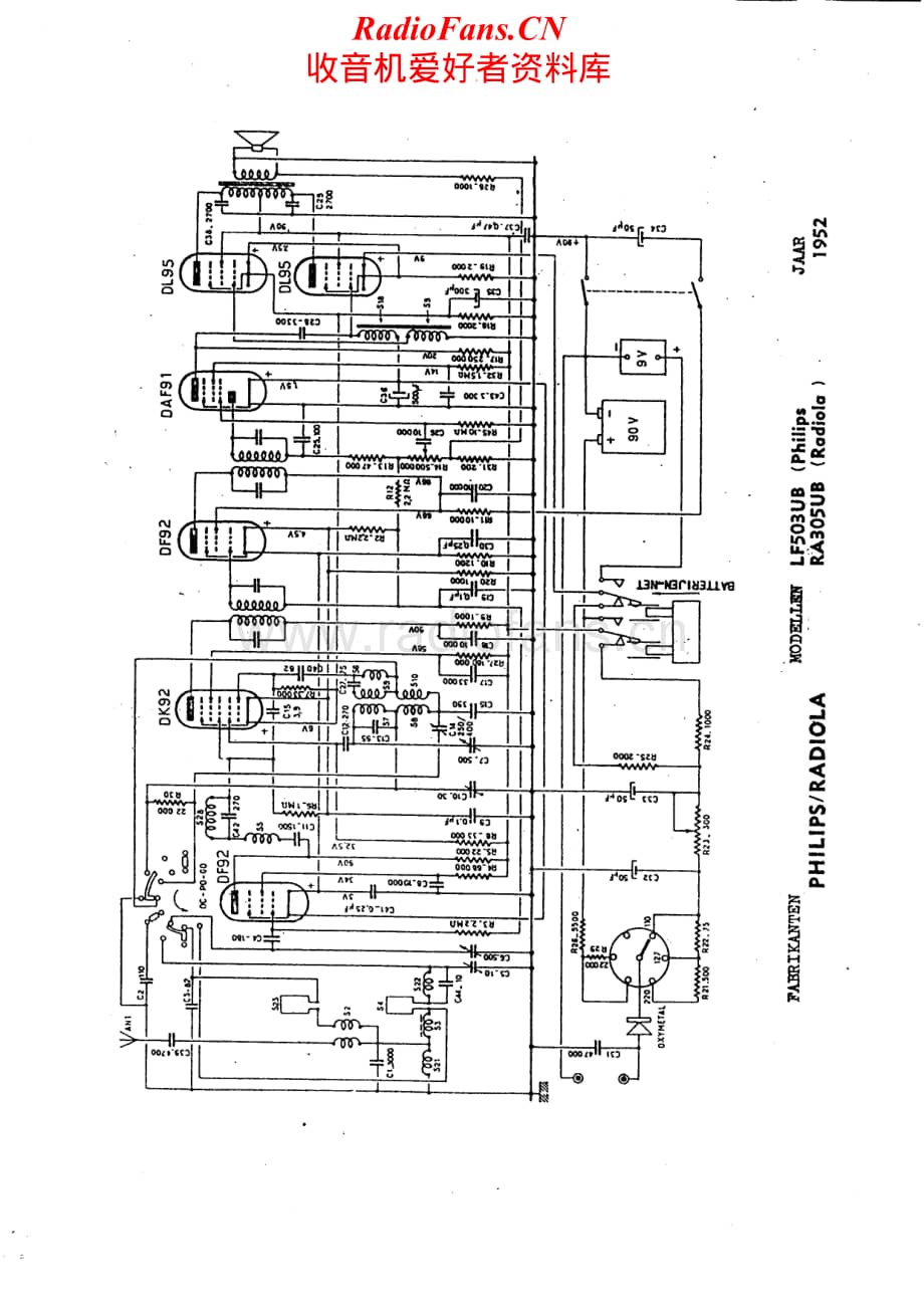 Radiola-RA-305UB-Schematic电路原理图.pdf_第1页