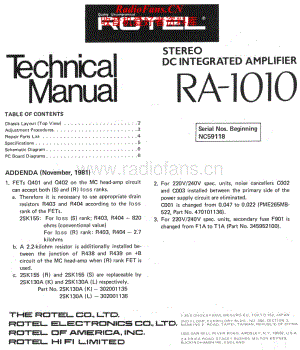 Rotel-RA-1010-Service-Manual电路原理图.pdf