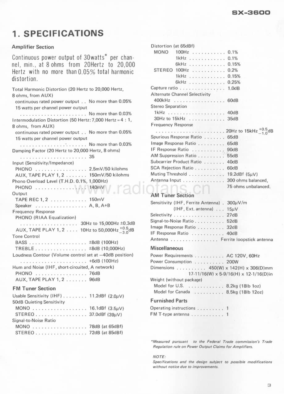 Pioneer-SX-3600-SX-720-Service-Manual (1)电路原理图.pdf_第3页