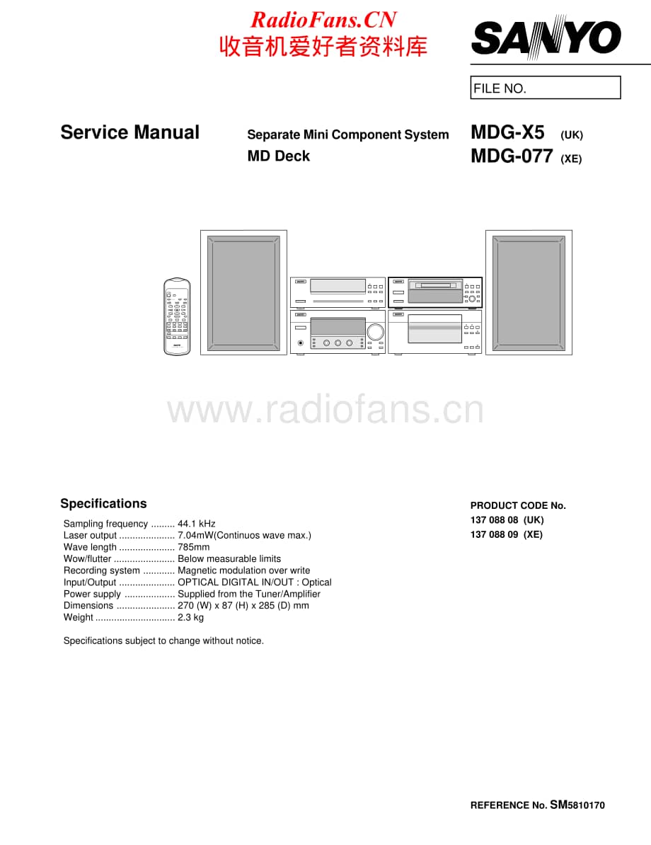Sanyo-MDG-077-Service-Manual电路原理图.pdf_第1页